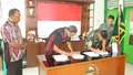 Optimasi Lahan Pangan, Distanbun Alor dan TNI Teken MoU Karya Bhakti 2023