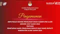 Keputusan KPU Kabupaten Alor Nomor 1333 Tahun 2024 Tentang Penetapan Hasil Pemilihan Bupati dan Wakil Bupati Kabupaten Alor Tahun 2024