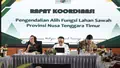 Kakantah Alor dan Wabup Alor Hadiri Rakor Pengendalian Alih Fungsi Lahan Sawah