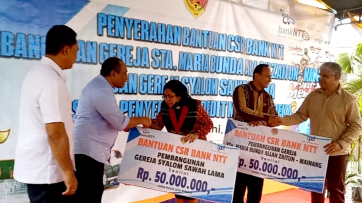 Pastor dan Pendeta Itu Merasakan Berkat Luar Biasa Dari Tuhan Melalui Bank NTT