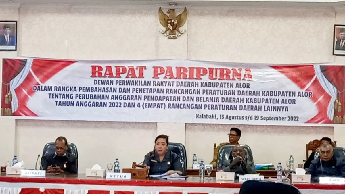 Dari Sidang Perubahan APBD Alor 2022, Ini Realisasi Pendapatan dan Belanja Per 12 Agustus