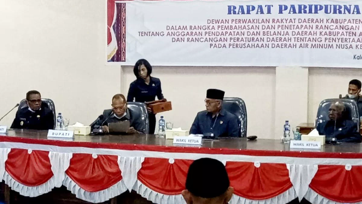 Bupati Alor Tetapkan APBD 2023. Tutup Buku TA.2022 Pada 30 Desember