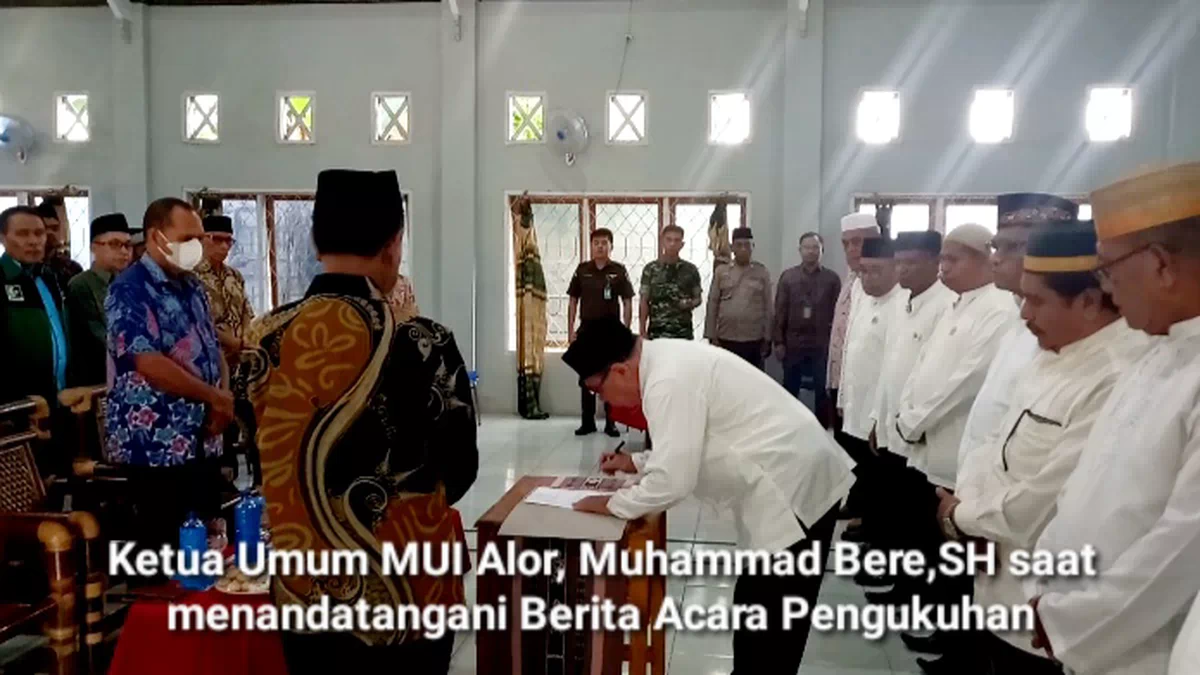 Pesan Politis Di Pengukuhan MUI Alor. Djobo: Alor Tak Kenal Mayoritas dan Minoritas
