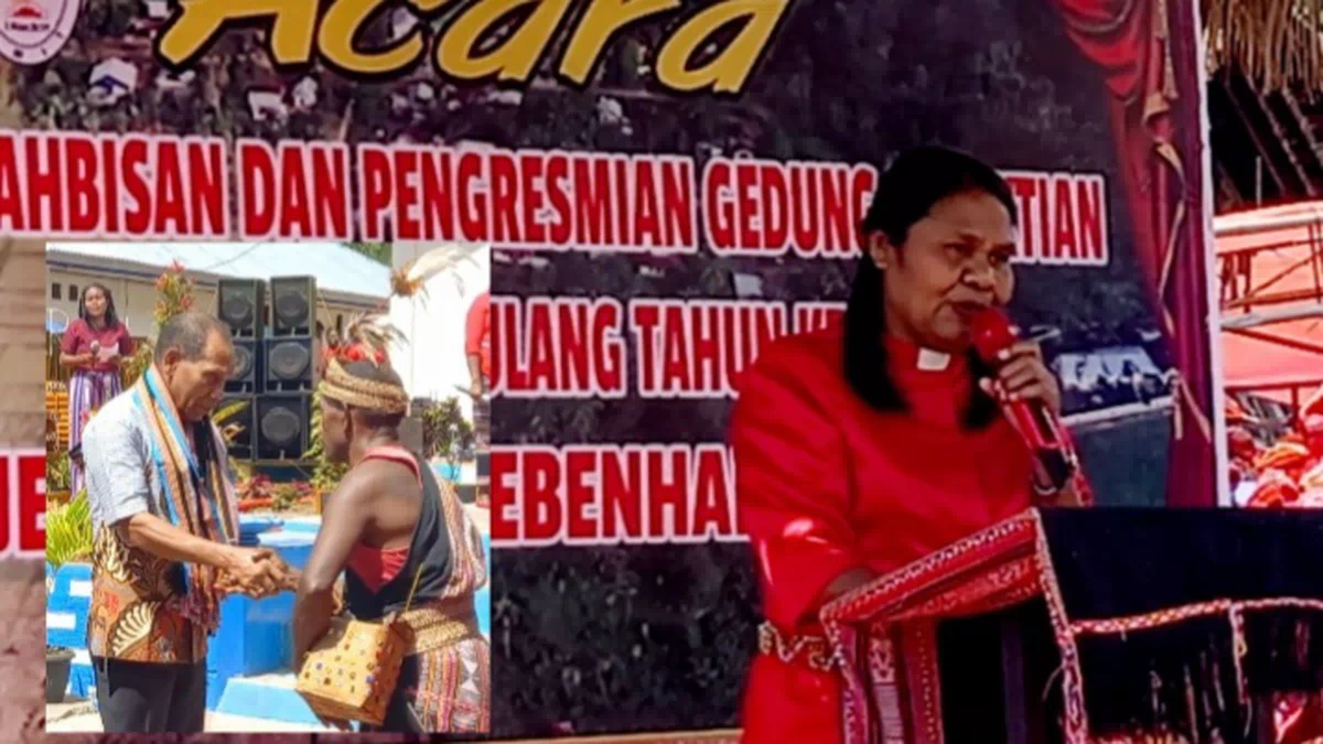'Senandung' Jalan Bukapiting-Apui Di Gereja Ebenhaezer, Ini Kata Bupati Alor