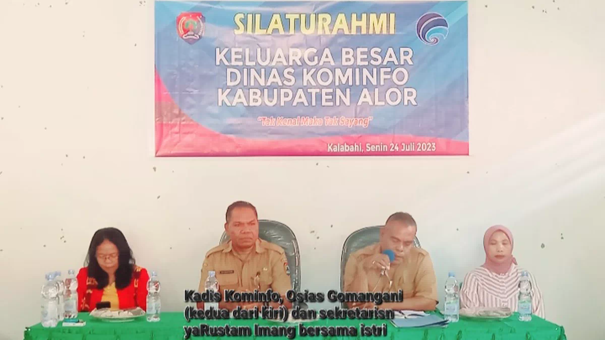 Silaturahmi Keluarga Besar Kominfo Alor Untuk Tingkatkan Kinerja