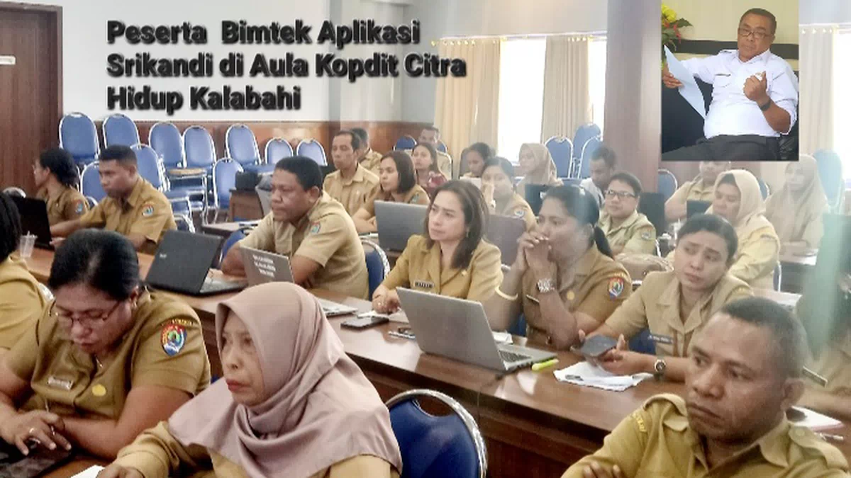 Bimtek Aplikasi Srikandi, Pemkab Alor Menuju Pemerintahan Berbasis Elektronik