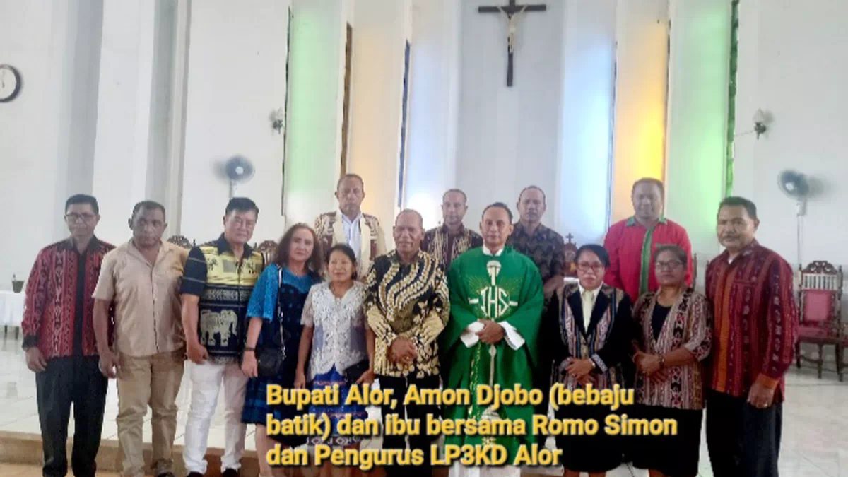 Bupati Alor Hadiri Pengukuhan LP3KD, Dukung Anak-anak ke Pesparani Nasional