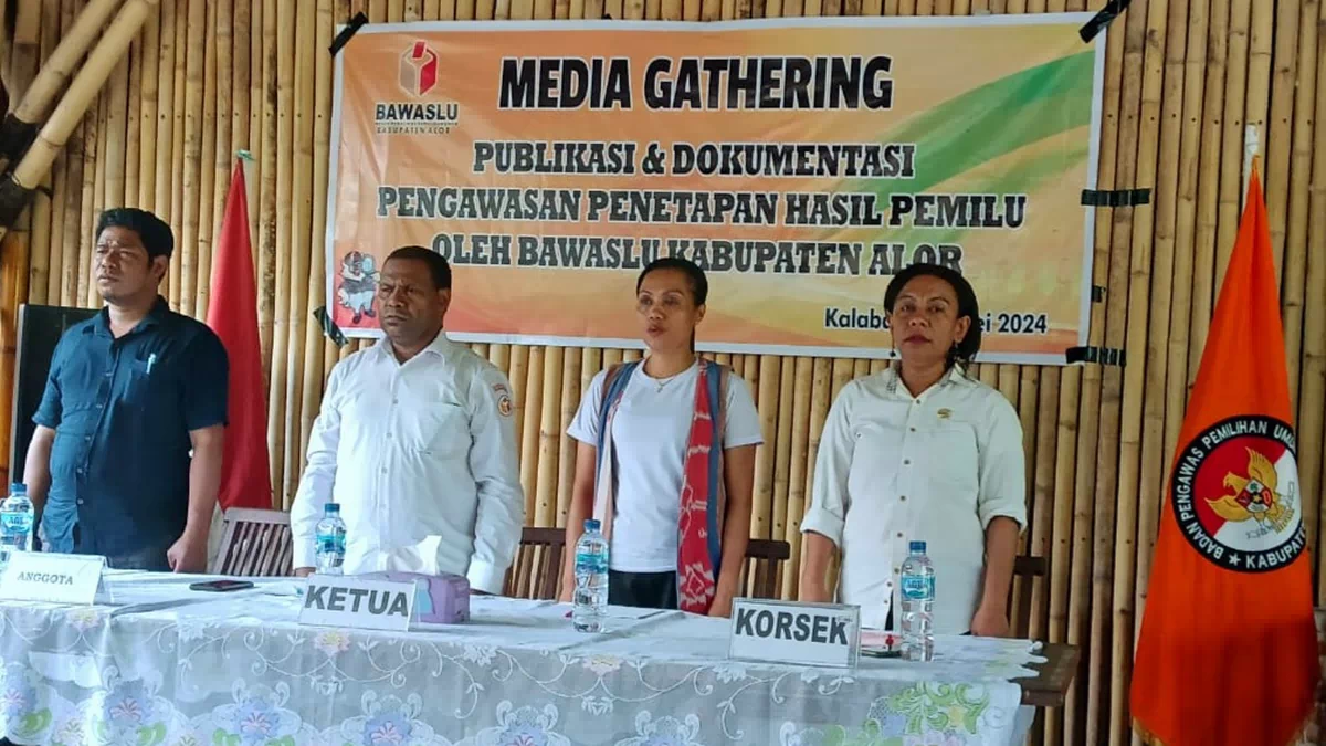 Di Media Gathering, Bawaslu dan KPU Alor Ungkap Sejumlah Persoalan Pemilu 2024 dan Kesiapan Menuju Pilkada