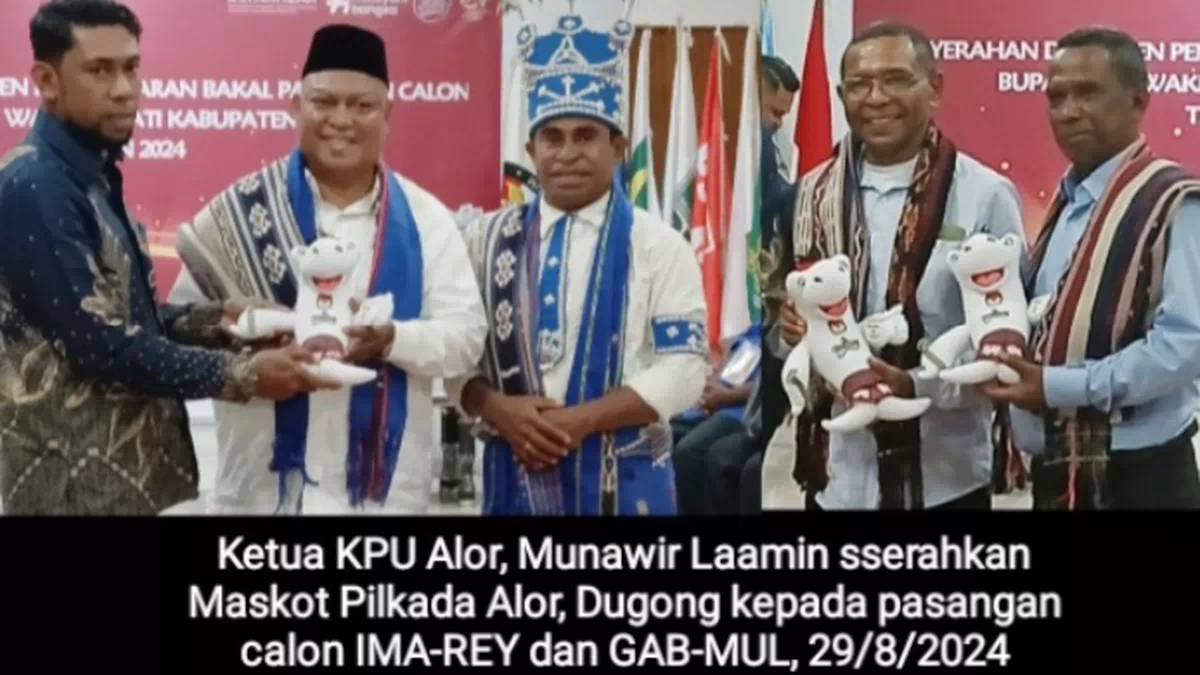 Diterima KPU Alor, Suara Sah Parpol Pengusung GAB-MUL Terbanyak, Disusul IMA-REY. 5 Paket Ke Tahap Test Kesehatan