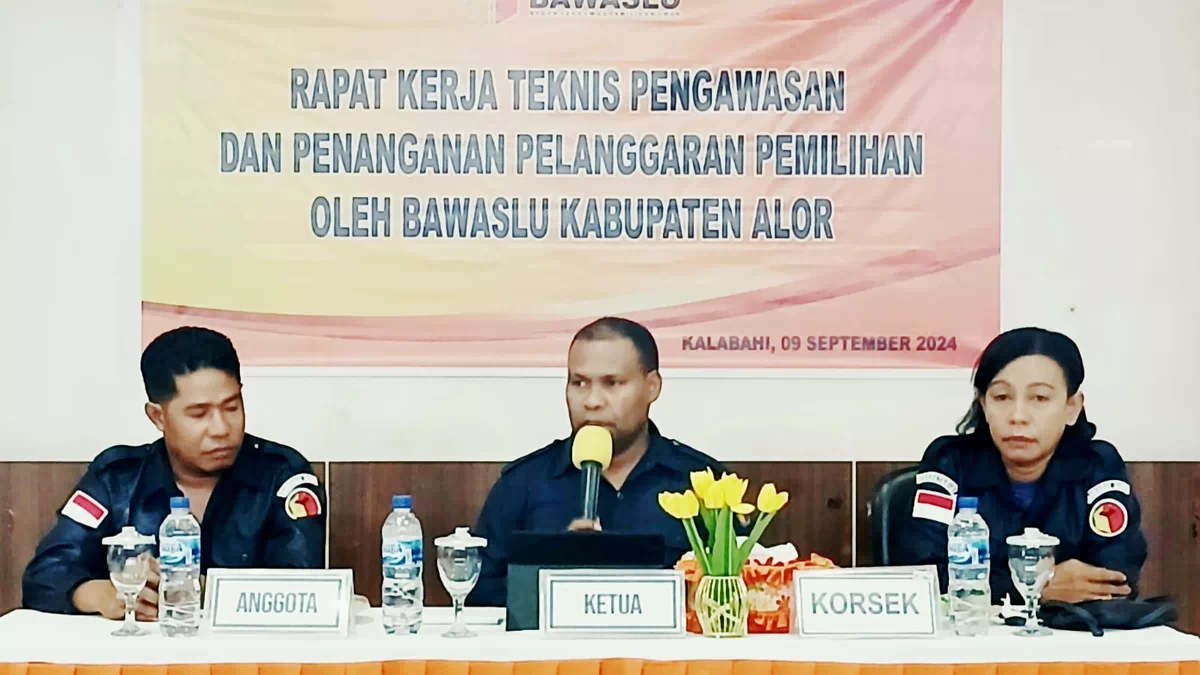 Penanganan Pelanggaran Pilkada Hanya Dalam 5 Hari. Bawaslu Alor: Politik Uang, Pemberi dan Penerima Diproses Hukum