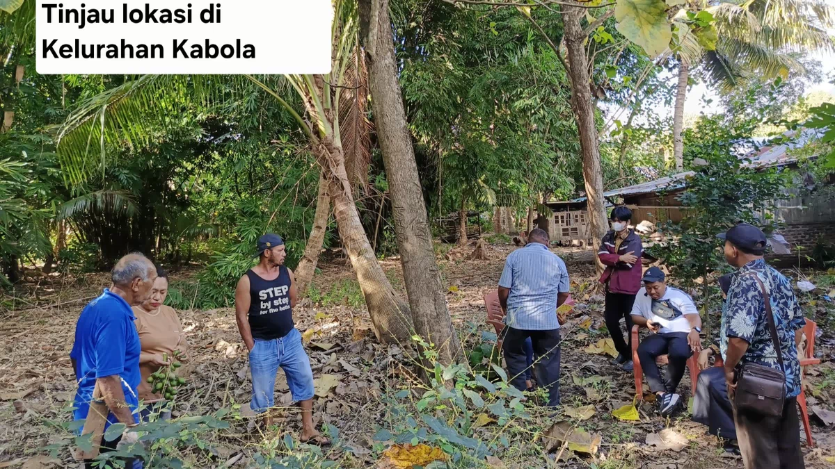 Tim Kantah Alor Tinjau Lokasi Untuk Penerbitan PKKPR di Kabola