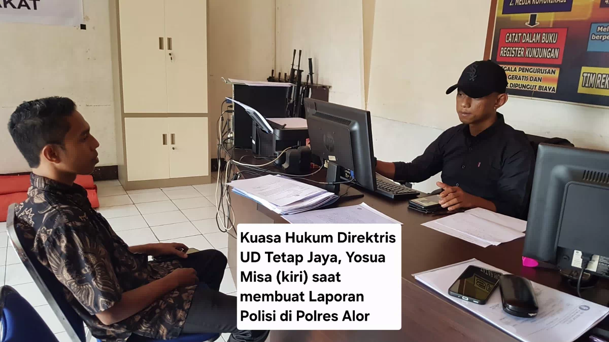 Somasi Buntuh, Direktris UD Tetap Jaya Polisikan Camat Altar dan Dua Kades Ke Polres Alor. Sabdi Buat Bumerang?