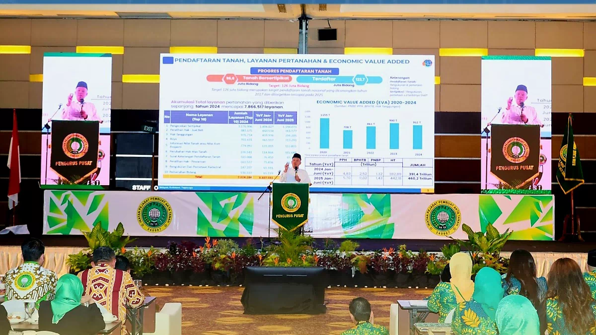 Sebagai Hulu dari Layanan Pertanahan, Menteri Nusron Ingin IPPAT Ikut Berperan dalam Transformasi Layanan Pertanahan