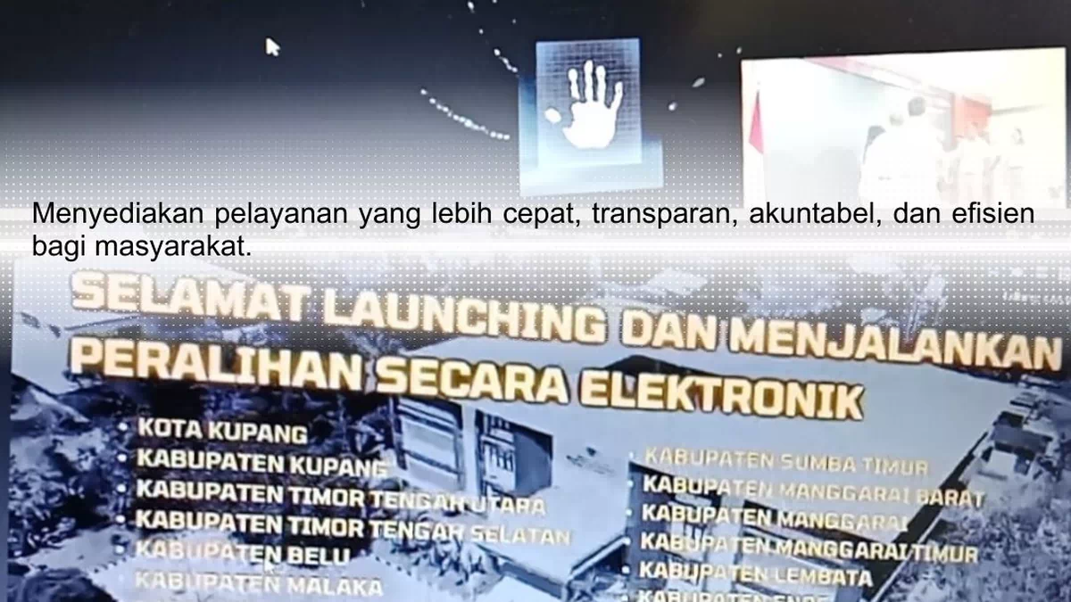 Seluruh Kantah di NTT Launching Implementasi Peralihan Hak Atas Tanah Secara Elektronik