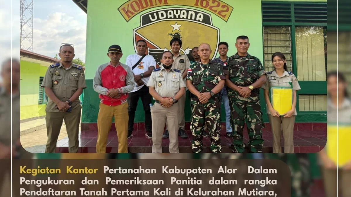 Kantah Alor Gelar Sidang Panitia A di Kelurahan Mutiara