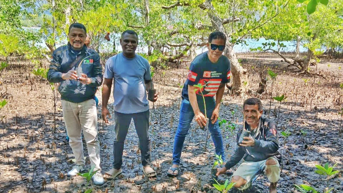 Maknai HUT Ke-4, Jajaran PKN Alor Aksi Peduli Lingkungan, Gusti: PKN Terus Eksis