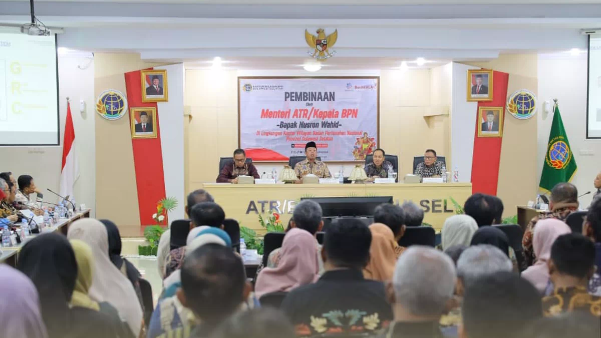 Menteri Nusron Harap Jajaran Kanwil BPN Tegas Jalankan Prinsip dan Luwes dalam Melayani