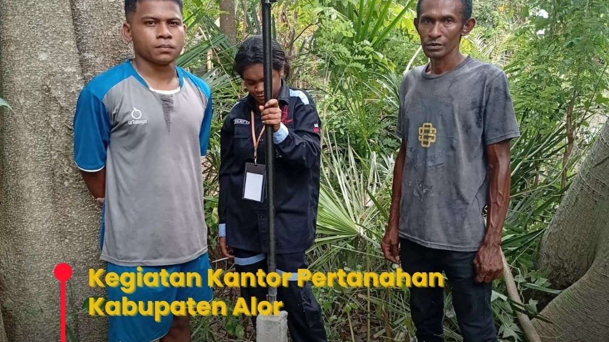Proses Pemecahan Bidang Tanah di Kabola-Alor Berlangsung Aman