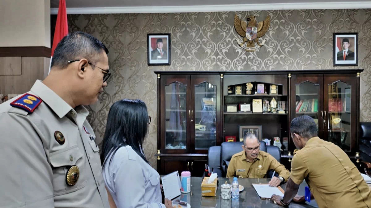 Kanwil BPN NTT Monitoring IP3 di Kabupaten Alor, Bupati Lakamau Teken Kesepakatan