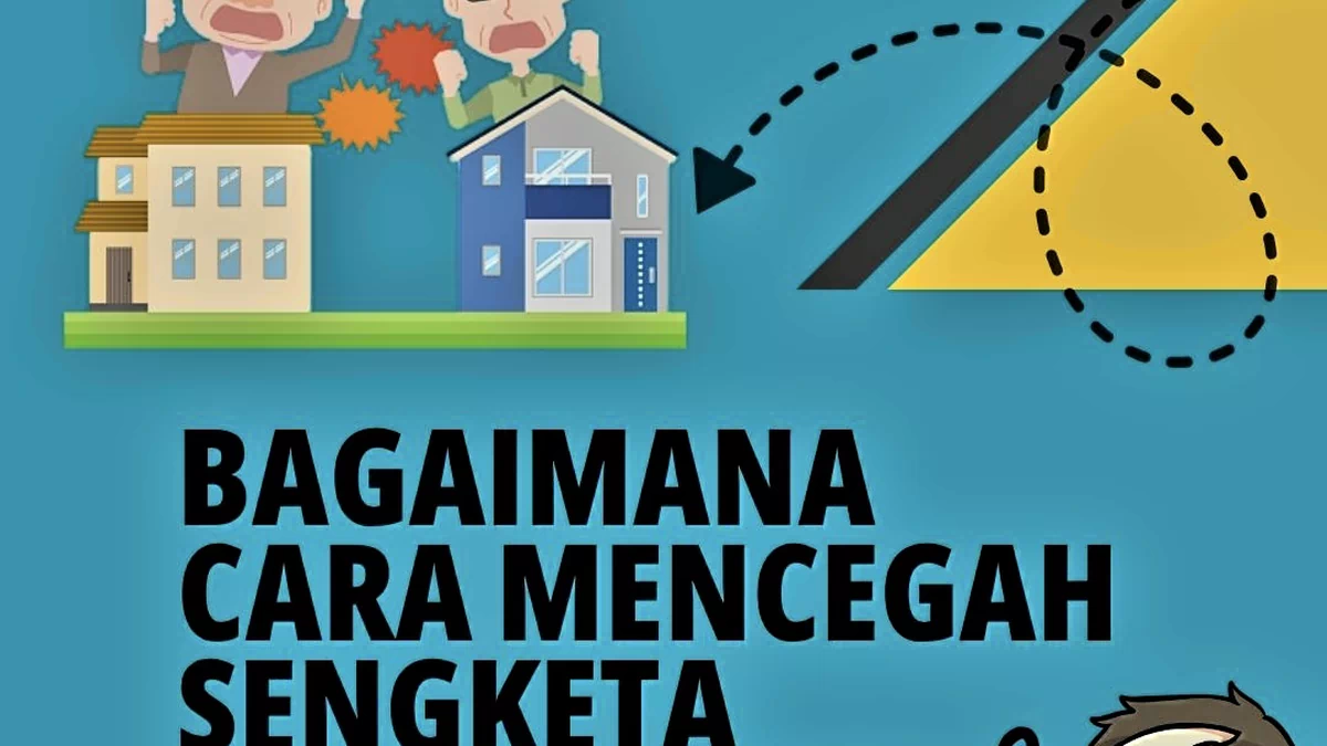 Masih bingung cara mencegah sengketa pertanahan???