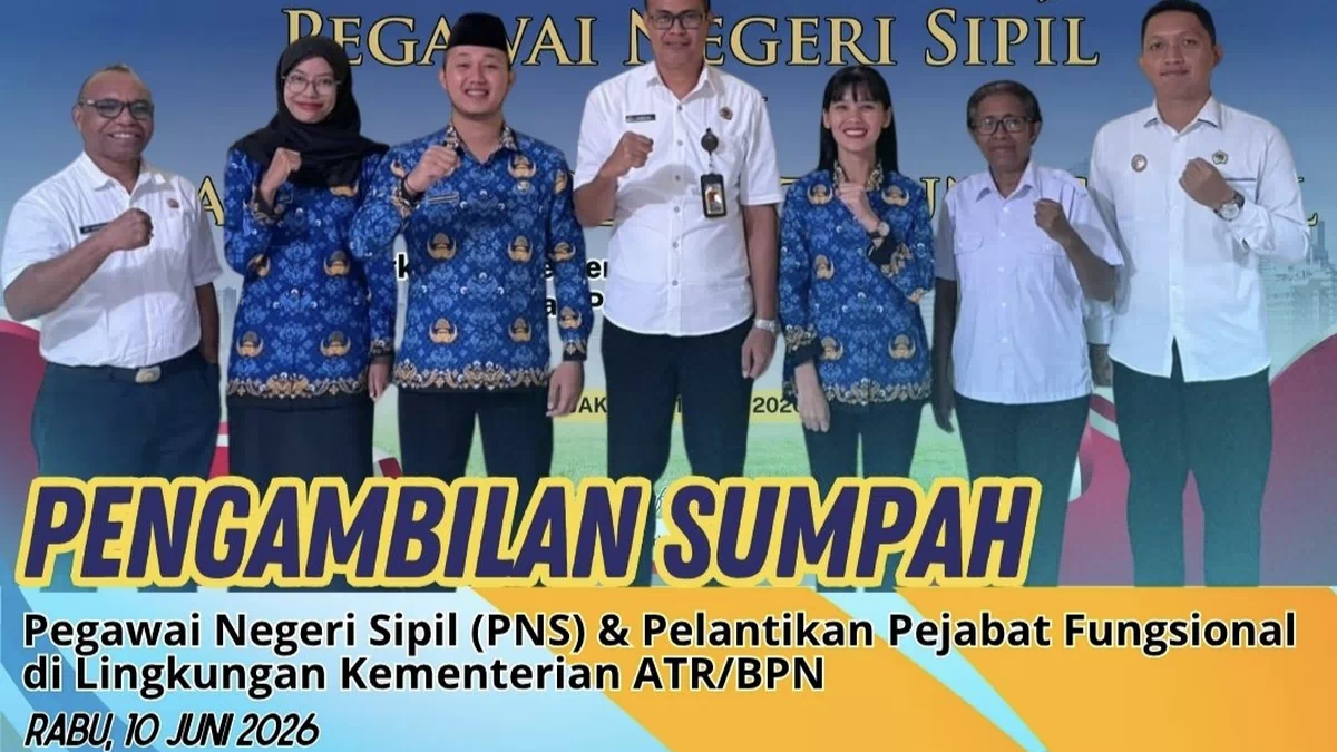 Tiga PNS Kantah Alor Dilantik: Abdi Negara Bukan Sekadar Profesi