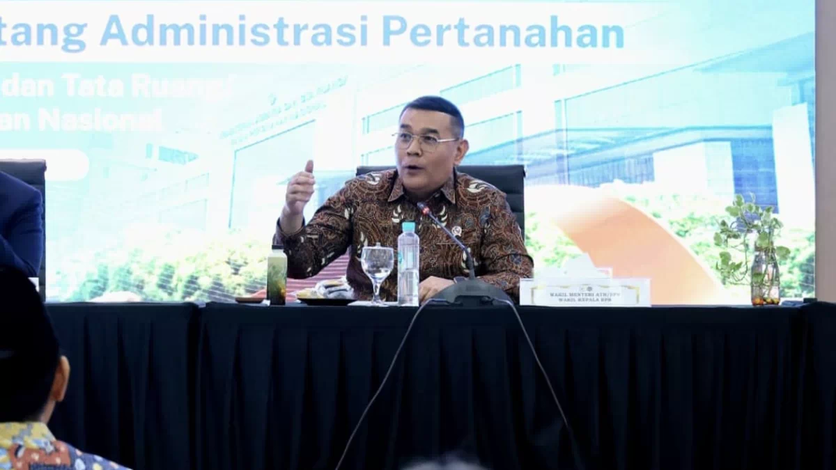 FGD Bersama Komisi II DPR RI, Wamen Ossy: RUU Administrasi Pertanahan untuk Wujudkan Sistem Pertanahan yang Lebih Baik