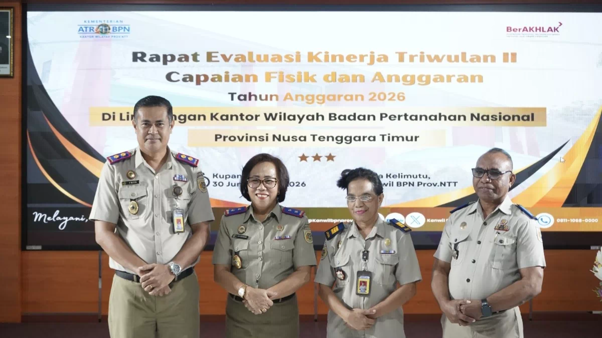 Kakantah Alor Berkomitmen Tingkatkan Kinerja Demi Capai Target Kementerian ATR/BPN