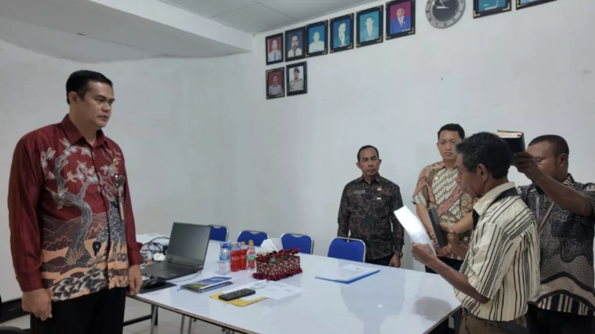 Kakantah Alor Ambil Sumpah Penerbitan Sertipikat Tanah Yang Hilang