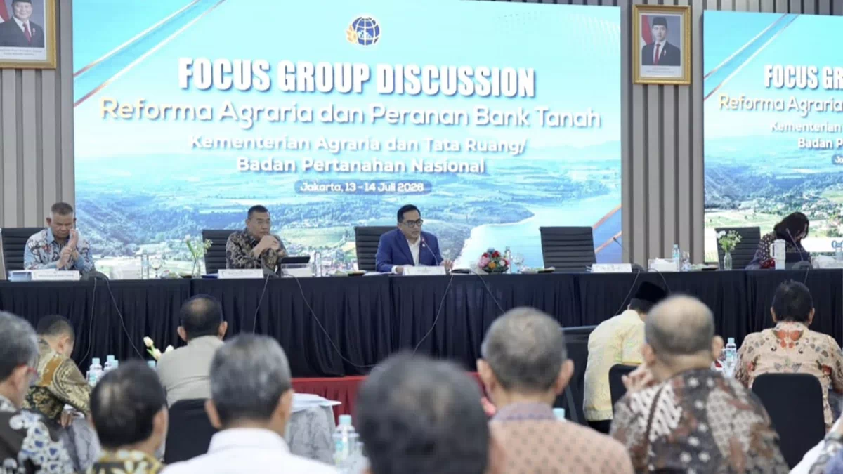 Kementerian ATR/BPN Bersama Komisi II DPR RI Bahas Penguatan Reforma Agraria dan Optimalisasi Peran Bank Tanah