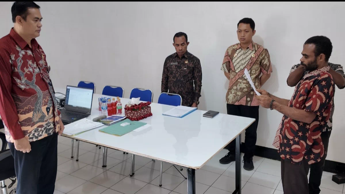 Kantah Kabupaten Alor Ambil Sumpah Penerbitan Sertipikat Tanah Yang Hilang