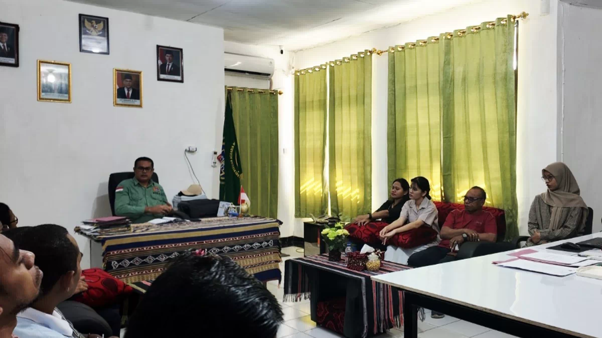Dari Rapat Evaluas Progress PTSL Tahun 2026 Lingkup Kantah Kabupaten Alor
