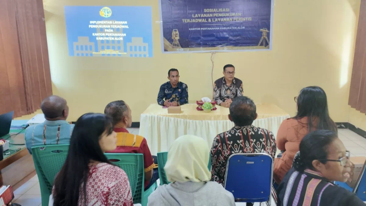 Kantah Alor Sosialisasi Layanan Pengukuran Terjadwal dan PERINTIS