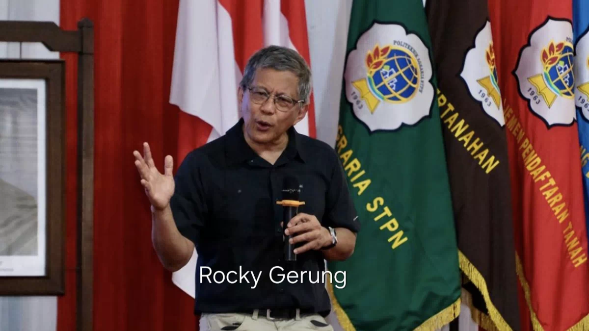Tak Sekadar Ilmu Pertanahan, Rocky Gerung Nilai Taruna/i Politeknik Agraria STPN Belajar Banyak Disiplin Ilmu