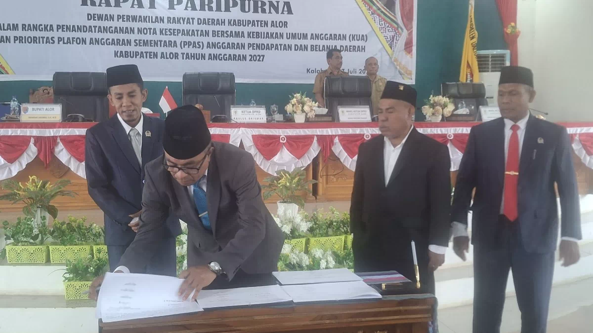 DPRD dan Pemkab Alor Sepakati KUA-PPAS RAPBD TA.2027