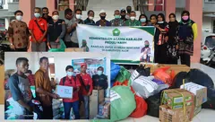 PMI Alor Mulai Salurkan Bantuan Donatur Bagi Korban Bencana