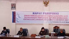 Tindak Lanjut Bupati Alor Atas Rekomendasi DPRD Tahun Anggaran Sebelumnya