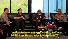 Kapolda NTT Harap Dukungan Bupati dan DPRD Alor Untuk Sama-sama Bentuk Polsek Baru. Berantas Judi Harus Maksimal
