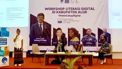 Workshop Literasi Digital, Pemateri Nilai Mahasiswa di Alor Tidak Produktif Gunakan Medsos, Lebih Baik Mama-mama di Waisika