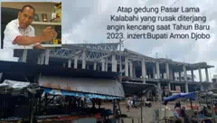 Kondisi Gedung Pasar Lama Kalabahi, Pekerjaan Ruas Jalan Eibiki-Bagalbui dan Alata-Pido, Bikin Emosi Bupati Alor