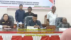 Ini 14 Rapat Paripurna DPRD Alor Di 4 Bulan Terakhir Tahun Sidang 2022