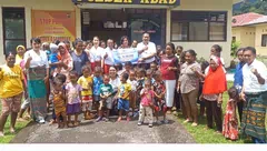 Bank NTT Berbagi Kasih Dengan Anak-anak Stunting di Alor Barat Daya