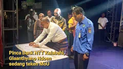 PDAM Alor dan Bank NTT Kalabahi Teken MoU Pembayaran Online. Boby: Pelanggan Aktif 3000-an