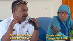 BNPB Gelar Diskusi Publik KRB Tsunami di Alor. Maubeka: Kita Bersahabat Dengan Bencana