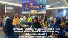Belajar Kelola Toilet Bersih, 40 Peserta Nginap 3 Hari di Hotel Simfony Kalabahi