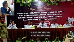 Soal Gugatan Ima-Rey Ke MK, KPU Alor Tunggu Tanggal 3, Doni Optimis Diterima Karena Selisi Hanya 1,99 %