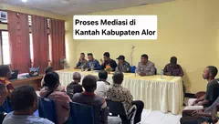 Mediasi Sengketa Tanah GKII dan Warga Lembur Barat Gagal di Kantah Alor