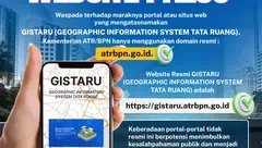Waspadai Website Palsu Mengatasnamakan Kementrian ATR/BPN