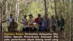 Perkara Tanah, Hakim PN Kalabahi Gelar Sidang Pemeriksaan Setempat
