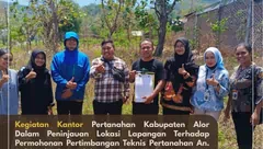 PDAM Nusa Kenari Urus PKKPR Non Berusaha di Kantah Alor