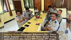 Kanwil BPN NTT Gelar Monev Verval dan Alih Media Secara <em>Daring</em>